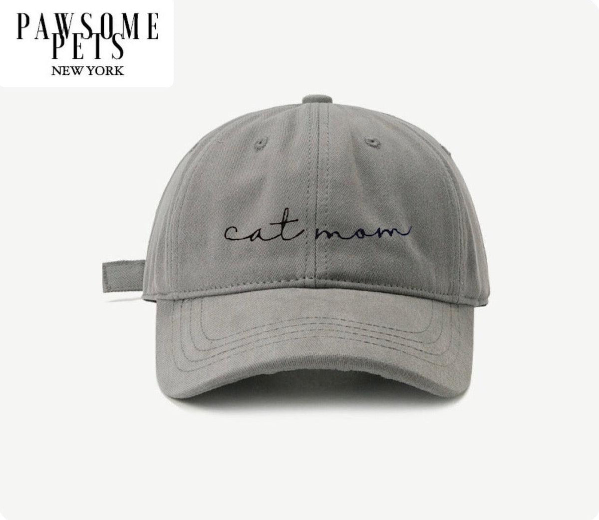 CAT MOM HAT - GREY